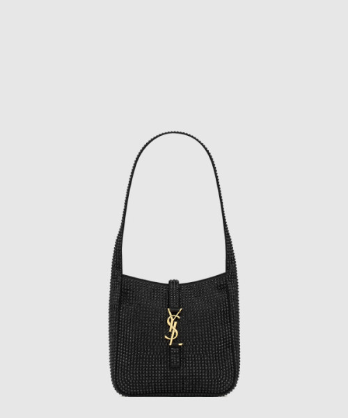 실크 새틴과 크리스탈 소재의 유연한 le 5 à 7 베이비백 809464