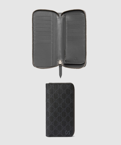 바이컬러 지퍼 지갑 822051