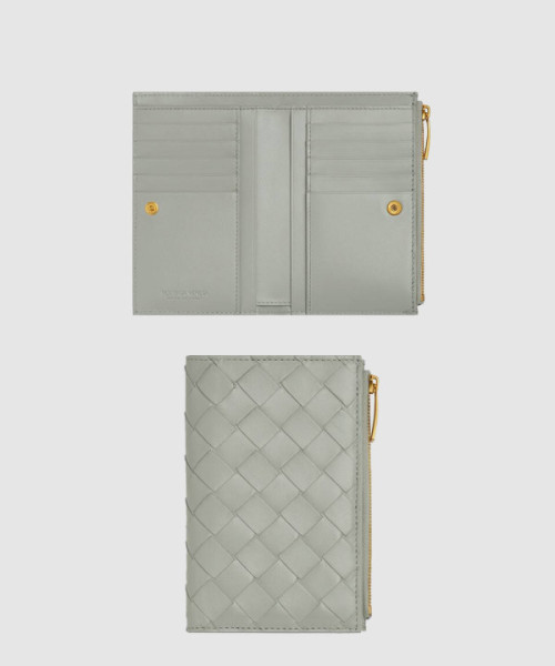 인트레치아토 미디엄 지퍼 지퍼 바이폴드 지갑 749940