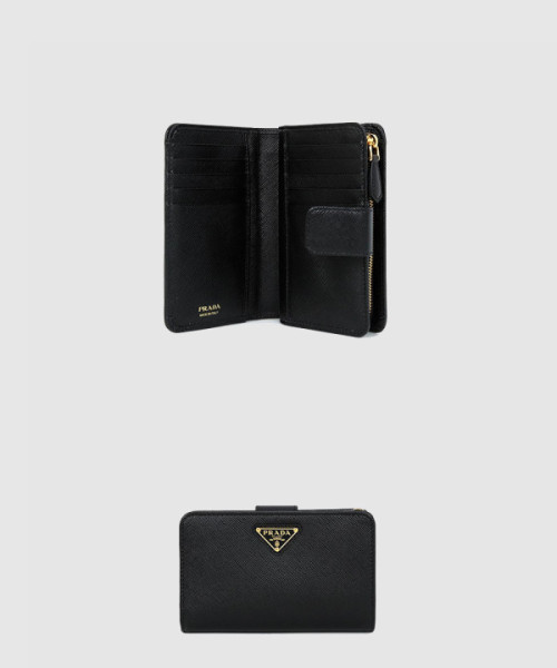 삼각로고 사피아노 중지갑 1M1225