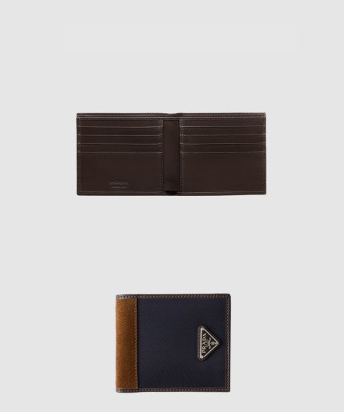 리나일론 및 가죽 지갑 2M0513