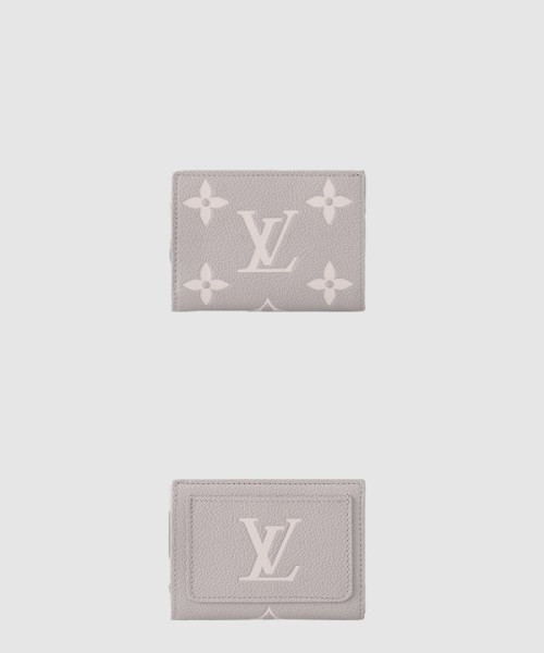 메탈 하드웨어 소가죽 지갑 M14153