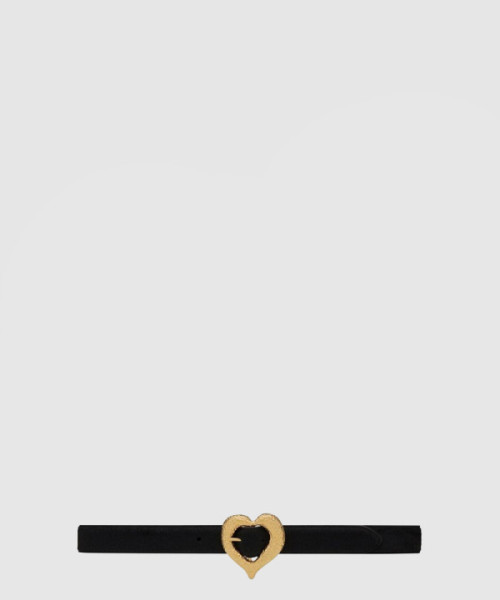 포니 이펙트 가죽 하트 모양 벨트 650322